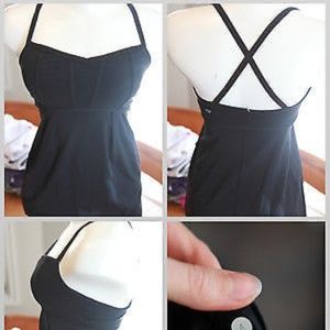 Lululemon Black Spaghetti Strap Tank